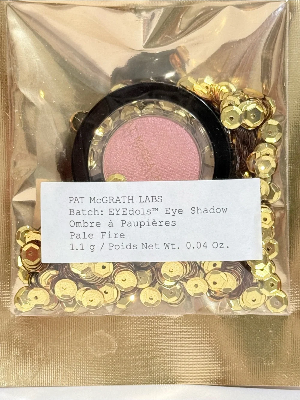 Pat McGrath Labs EYEdols Eyeshadow Single PALE FIRE New Sealed Discontinued